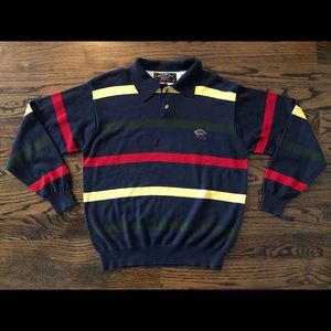 Paul & Shark Mens Sz L Yachting Polo Rugby Shirt